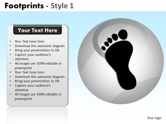 PowerPoint Slidelayout Company Competition Footprints Ppt Slides PowerPoint Slidelayout Company Competition Footprints Ppt Slides