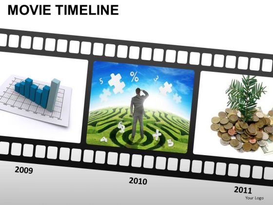 PowerPoint Slidelayout Company Movie Timeline Ppt Slide Designs