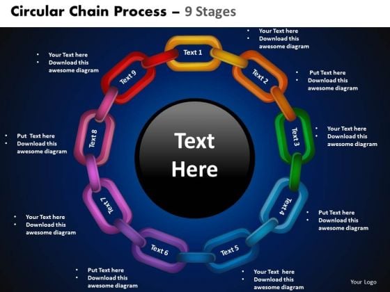 PowerPoint Slidelayout Cycle Process Circular Chain Ppt Template PowerPoint Slidelayout Cycle Process Circular Chain Ppt Template