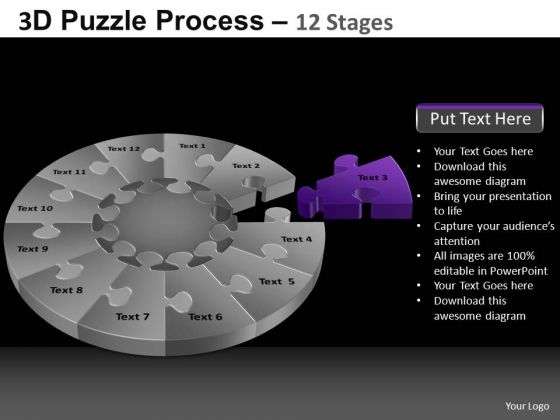 PowerPoint Slidelayout Diagram Pie Chart Puzzle Process Ppt Design PowerPoint Slidelayout Diagram Pie Chart Puzzle Process Ppt Design