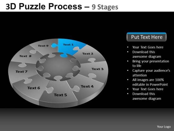 PowerPoint Slidelayout Global Pie Chart Puzzle Process Ppt Slide PowerPoint Slidelayout Global Pie Chart Puzzle Process Ppt Slide