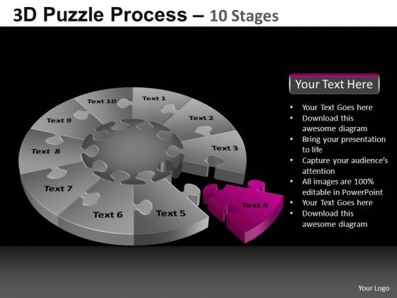 PowerPoint Slidelayout Strategy Pie Chart Puzzle Process Ppt Theme PowerPoint Slidelayout Strategy Pie Chart Puzzle Process Ppt Theme