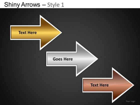 PowerPoint Slides Business Designs Shiny Arrows Ppt Theme