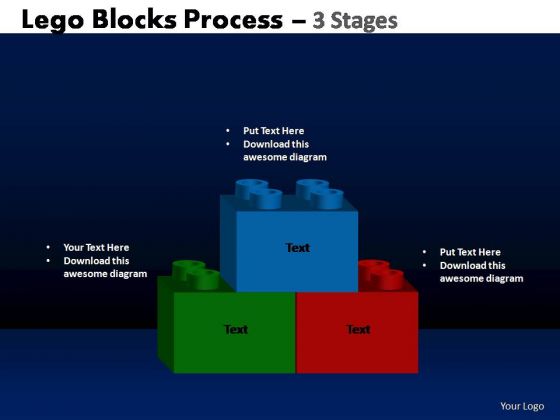 PowerPoint Slides Business Lego Blocks Ppt Slides