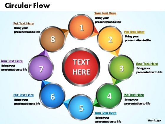 Circular Flow Chart Template