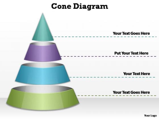 PowerPoint Slides Company Cone Diagram Ppt Design