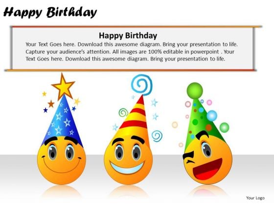 PowerPoint Slides Company Happy Birthday Ppt Templates