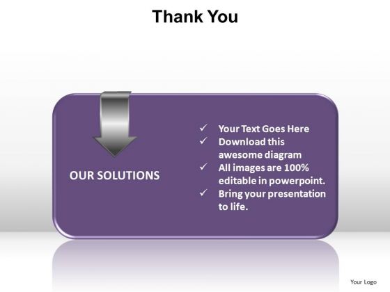 PowerPoint Slides Diagram Thank You Our Solutions Ppt Process PowerPoint Slides Diagram Thank You Our Solutions Ppt Process