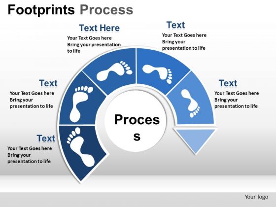 PowerPoint Slides Footprints Process Chart Ppt Slide Designs PowerPoint Slides Footprints Process Chart Ppt Slide Designs