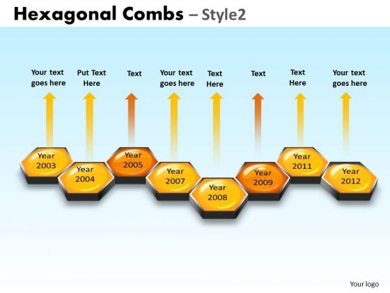 PowerPoint Slides Hexagon Process Hexagonal Combs PowerPoint Slides Hexagon Process Hexagonal Combs