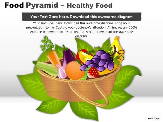 PowerPoint Slides Marketing Food Pyramid Ppt Process