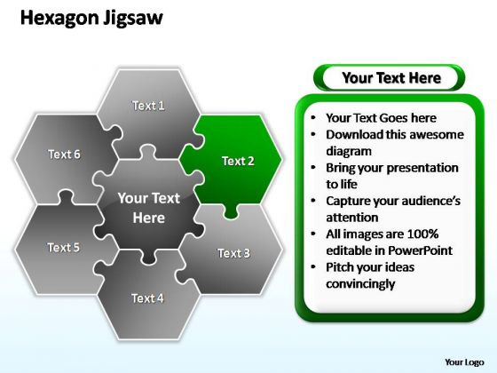 PowerPoint Slides Marketing Hexagon Jigsaw Ppt Slides PowerPoint Slides Marketing Hexagon Jigsaw Ppt Slides