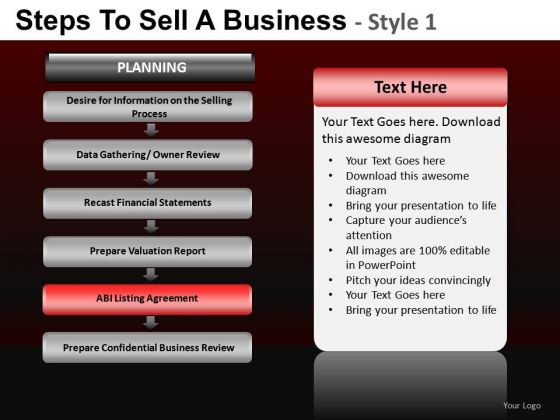 PowerPoint Slides On Steps To Sell A Business Ppt Diagram Templates PowerPoint Slides On Steps To Sell A Business Ppt Diagram Templates