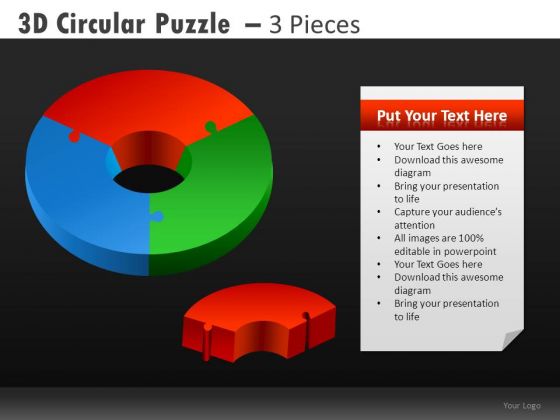 Pie Chart 3 Pieces