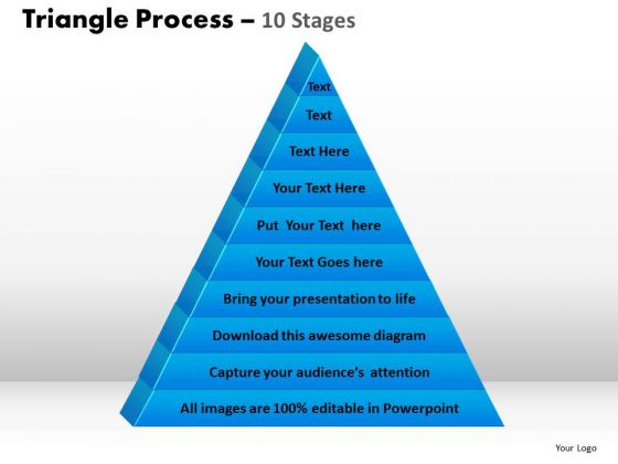 PowerPoint Slides Process Triangle Process Ppt Theme