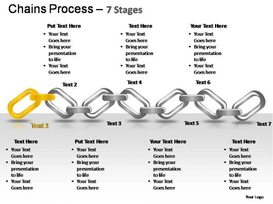 PowerPoint Slides Strategy Chains Ppt Themes