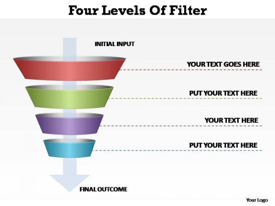 PowerPoint Slides Strategy Four Levels Of Filter Ppt Slides PowerPoint Slides Strategy Four Levels Of Filter Ppt Slides