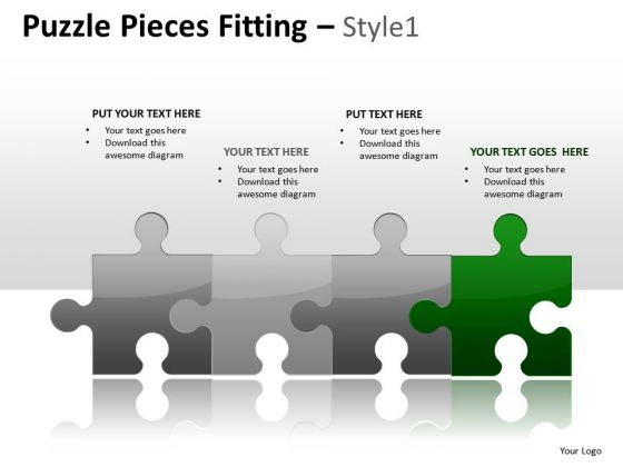PowerPoint Slides With Puzzle Pieces Showing Process PowerPoint Diagrams PowerPoint Slides With Puzzle Pieces Showing Process PowerPoint Diagrams