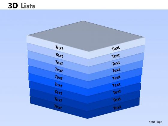 PowerPoint Template 3d Lists Business Ppt Themes PowerPoint Template 3d Lists Business Ppt Themes