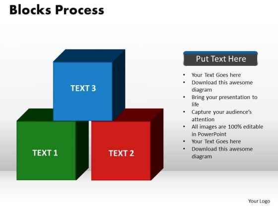 PowerPoint Template Blocks Process Sales Ppt Themes PowerPoint Template Blocks Process Sales Ppt Themes