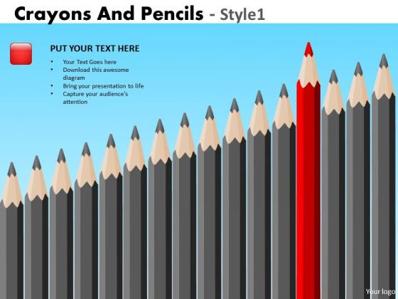 PowerPoint Template Business Education Crayons And Pencils Ppt Slides PowerPoint Template Business Education Crayons And Pencils Ppt Slides