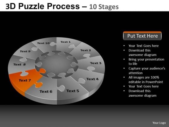 PowerPoint Template Business Pie Chart Puzzle Process Ppt Slides PowerPoint Template Business Pie Chart Puzzle Process Ppt Slides