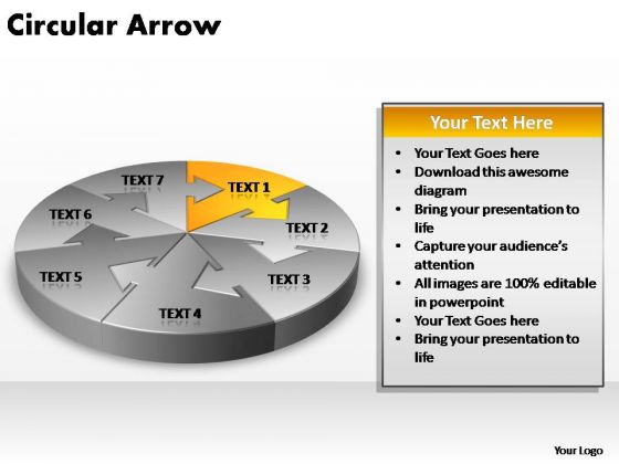 PowerPoint Template Chart Circular Arrow Ppt Slide Designs PowerPoint Template Chart Circular Arrow Ppt Slide Designs