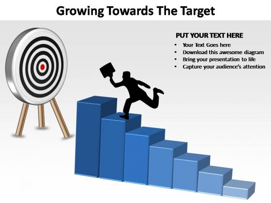 PowerPoint Template Chart Growing Towards Ppt Backgrounds PowerPoint Template Chart Growing Towards Ppt Backgrounds
