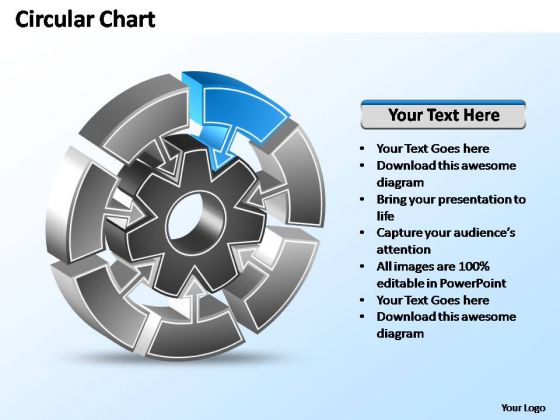 PowerPoint Template Chart Interconnected Circular Chart Ppt Slides PowerPoint Template Chart Interconnected Circular Chart Ppt Slides