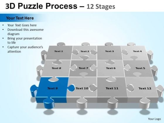 PowerPoint Template Chart Puzzle Process Ppt Template PowerPoint Template Chart Puzzle Process Ppt Template