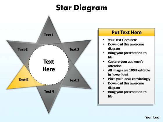 PowerPoint Template Chart Star Diagram Ppt Slide PowerPoint Template Chart Star Diagram Ppt Slide