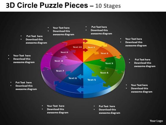 PowerPoint Template Circle Chart Circle Puzzle Diagram Ppt Layout PowerPoint Template Circle Chart Circle Puzzle Diagram Ppt Layout