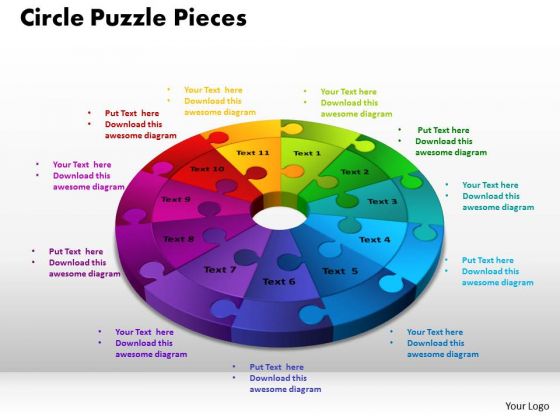 PowerPoint Template Circle Puzzle Pieces Sales Ppt Theme PowerPoint Template Circle Puzzle Pieces Sales Ppt Theme