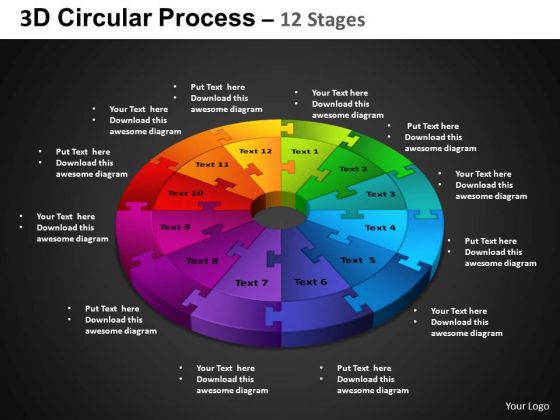PowerPoint Template Circular Process Circular Process Ppt Slide Designs