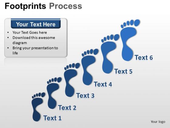 PowerPoint Template Company Footprints Process Ppt Design PowerPoint Template Company Footprints Process Ppt Design