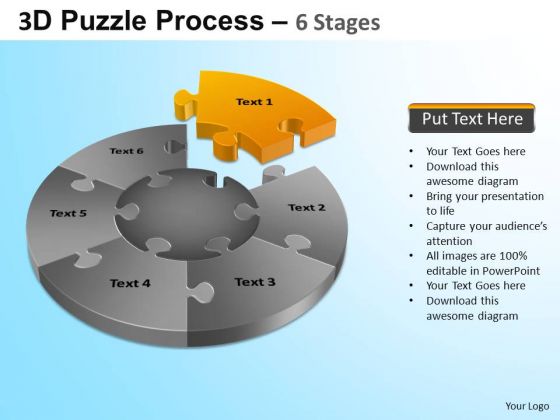 PowerPoint Template Company Jigsaw Pie Chart Ppt Slides PowerPoint Template Company Jigsaw Pie Chart Ppt Slides