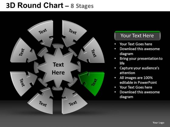 PowerPoint Template Company Round Chart Ppt Backgrounds PowerPoint Template Company Round Chart Ppt Backgrounds