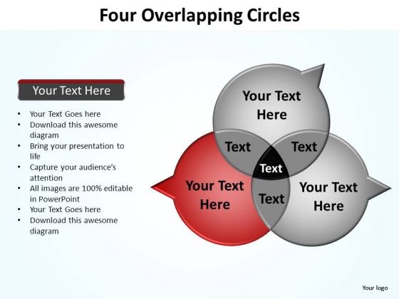 PowerPoint Template Editable Four Overlapping Ppt Slides PowerPoint Template Editable Four Overlapping Ppt Slides