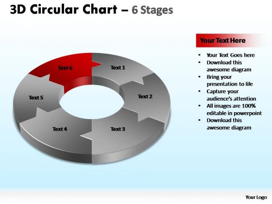 PowerPoint Template Growth Circular Chart Ppt Template PowerPoint Template Growth Circular Chart Ppt Template