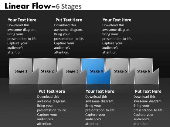 PowerPoint Template Illustration Of Six Sequential Steps Route Business Design PowerPoint Template Illustration Of Six Sequential Steps Route Business Design