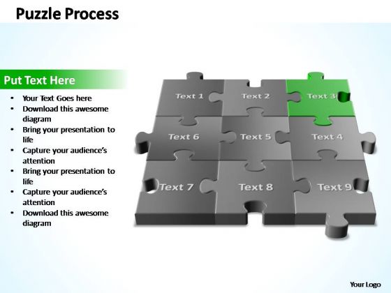 PowerPoint Template Leadership 3d Puzzle Process Ppt Slide PowerPoint Template Leadership 3d Puzzle Process Ppt Slide