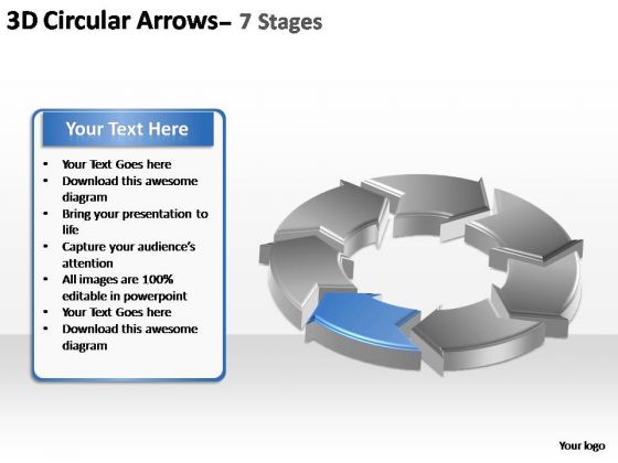 PowerPoint Template Leadership Circular Arrows Ppt Slide PowerPoint Template Leadership Circular Arrows Ppt Slide