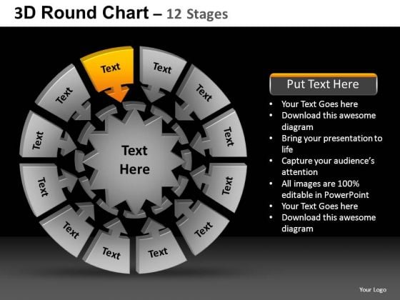 PowerPoint Template Leadership Round Chart Ppt Layout PowerPoint Template Leadership Round Chart Ppt Layout