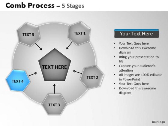 PowerPoint Template Leadership Wheel And Spoke Process Ppt Design Slides