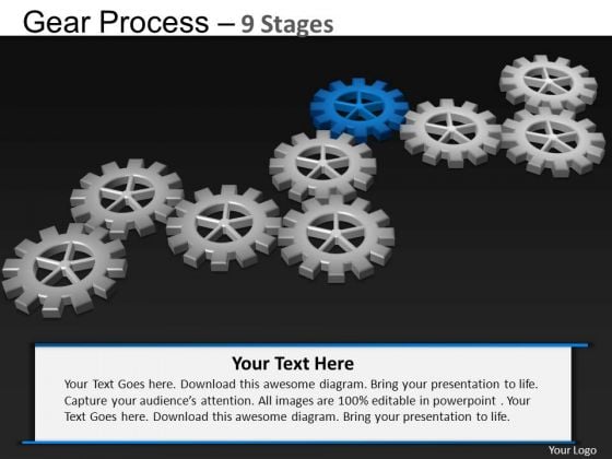 PowerPoint Template Process Gears Process Ppt Themes PowerPoint Template Process Gears Process Ppt Themes