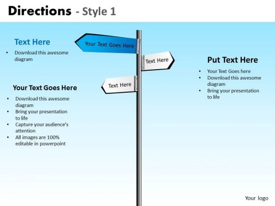 PowerPoint Template Sales Directions Ppt Slidelayout