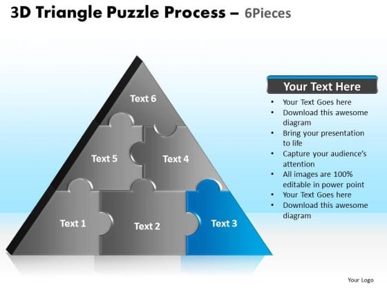 PowerPoint Template Success Triangle Puzzle Ppt Design PowerPoint Template Success Triangle Puzzle Ppt Design
