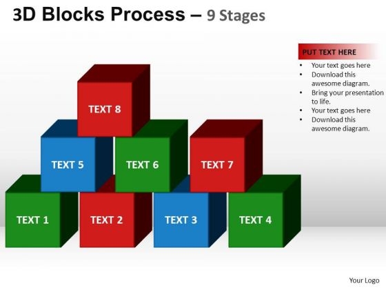 powerpoint template teamwork building blocks ppt theme powerpoint
