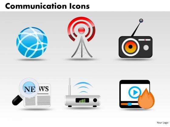 PowerPoint Templates Business Communication Icons Ppt Themes