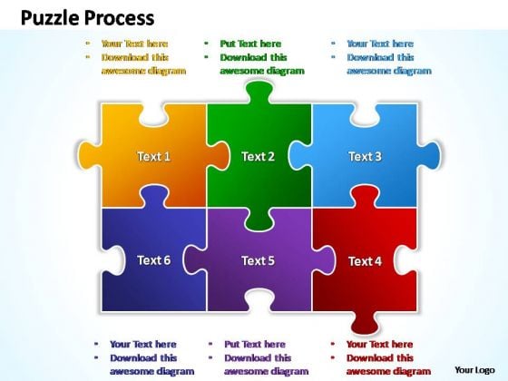 Puzzle Chart Powerpoint